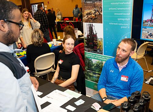 Employers at Job Fair